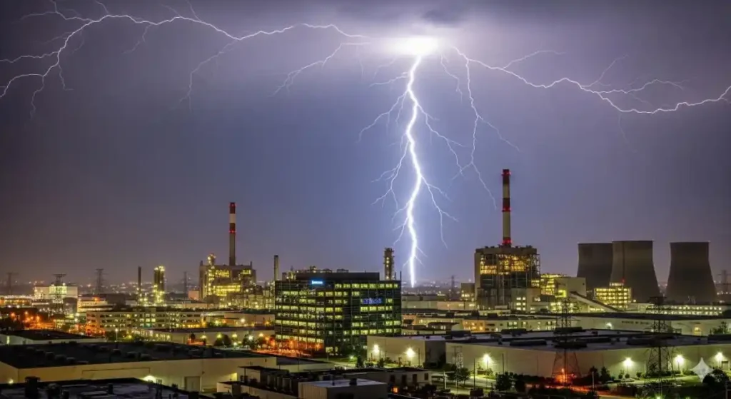 Lightning Risk Assessment for Commercial and Industrial Infrastructure